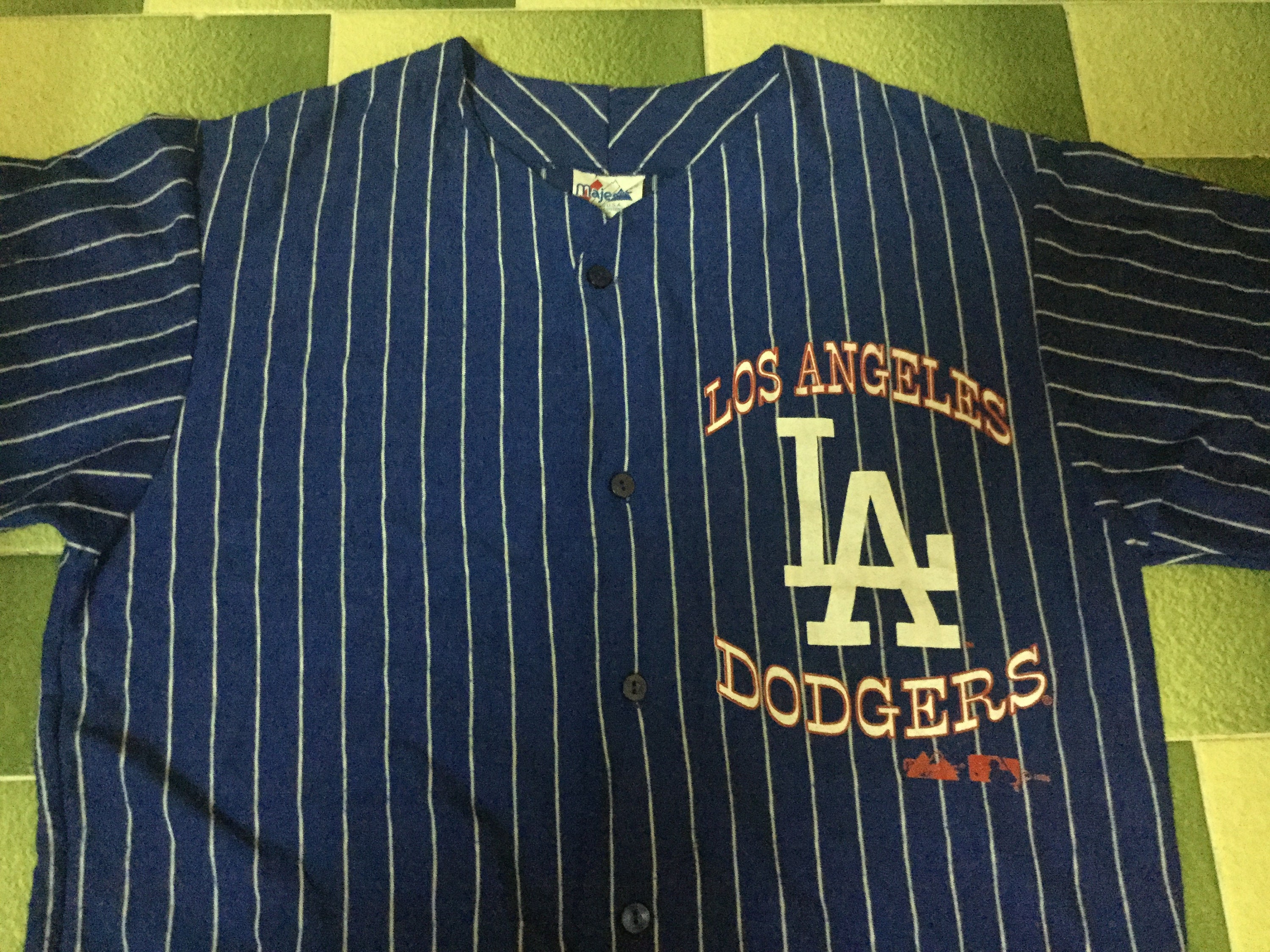 pinstripe dodgers jersey