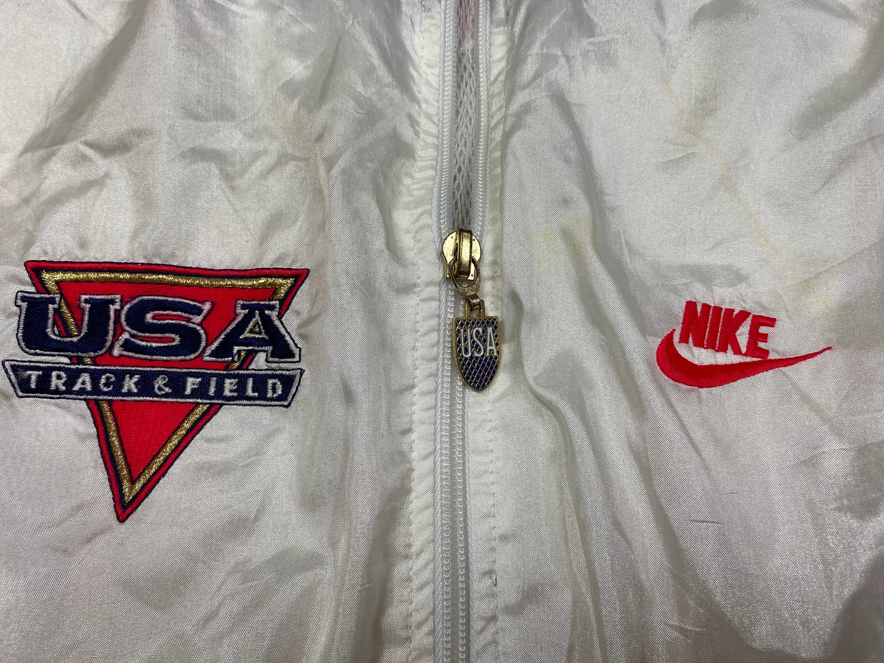Vintage Nike USA Track & Field Full Zip Windbreaker Jacket - Etsy Canada