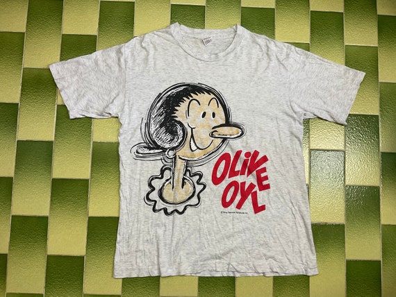 Vintage Olive Oyl Popeye T-Shirt Cartoon Characte… - image 1
