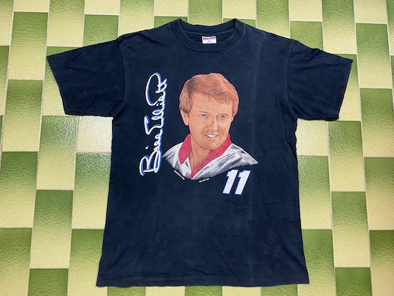 Vintage 1992 Bill Elliott #11 Big Face T-Shirt Na… - image 1