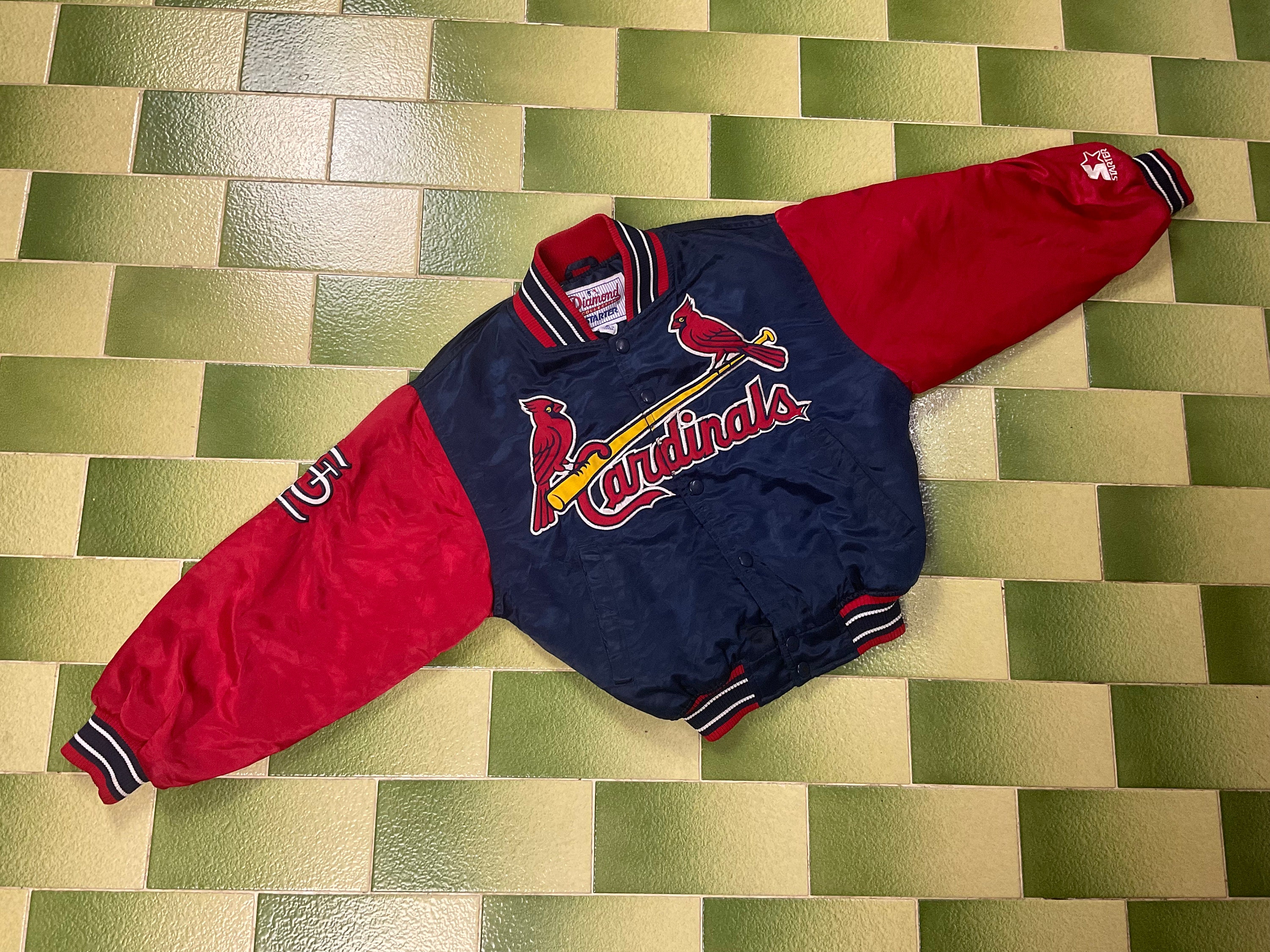 Jackets Masters 90's Louisville Cardinals Red Satin Jacket