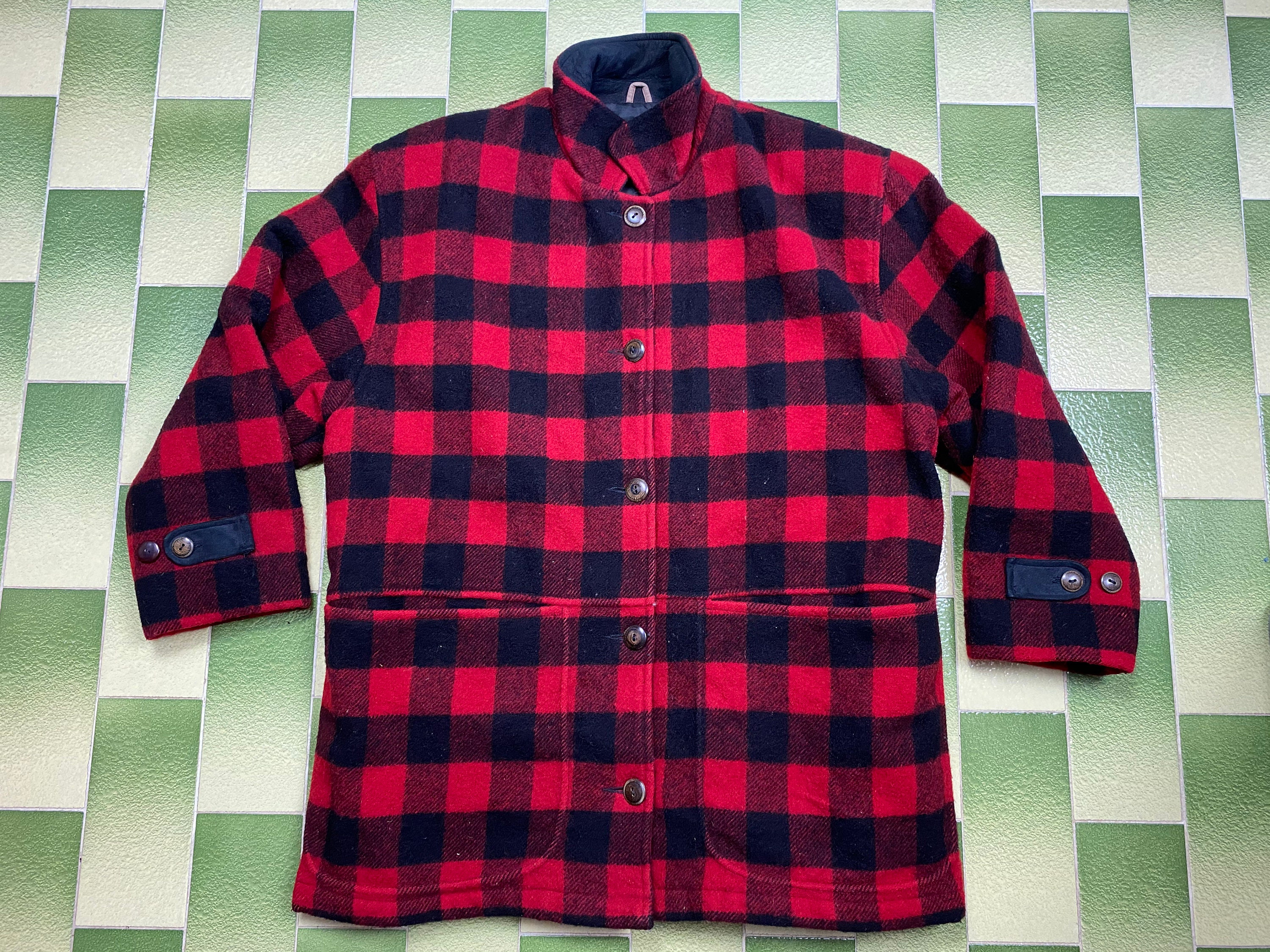 Vintage Woolrich Wool Blend Button up Jacket Parka Vintage Woolrich Wool Blend Button up Jacket Parka