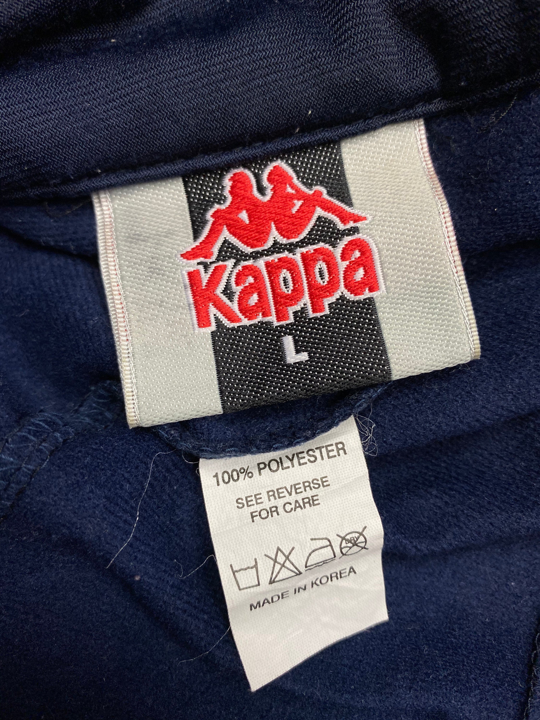 Vintage Kappa Tape Big Logo Full Zip Track Jacket Size L Adult - Etsy