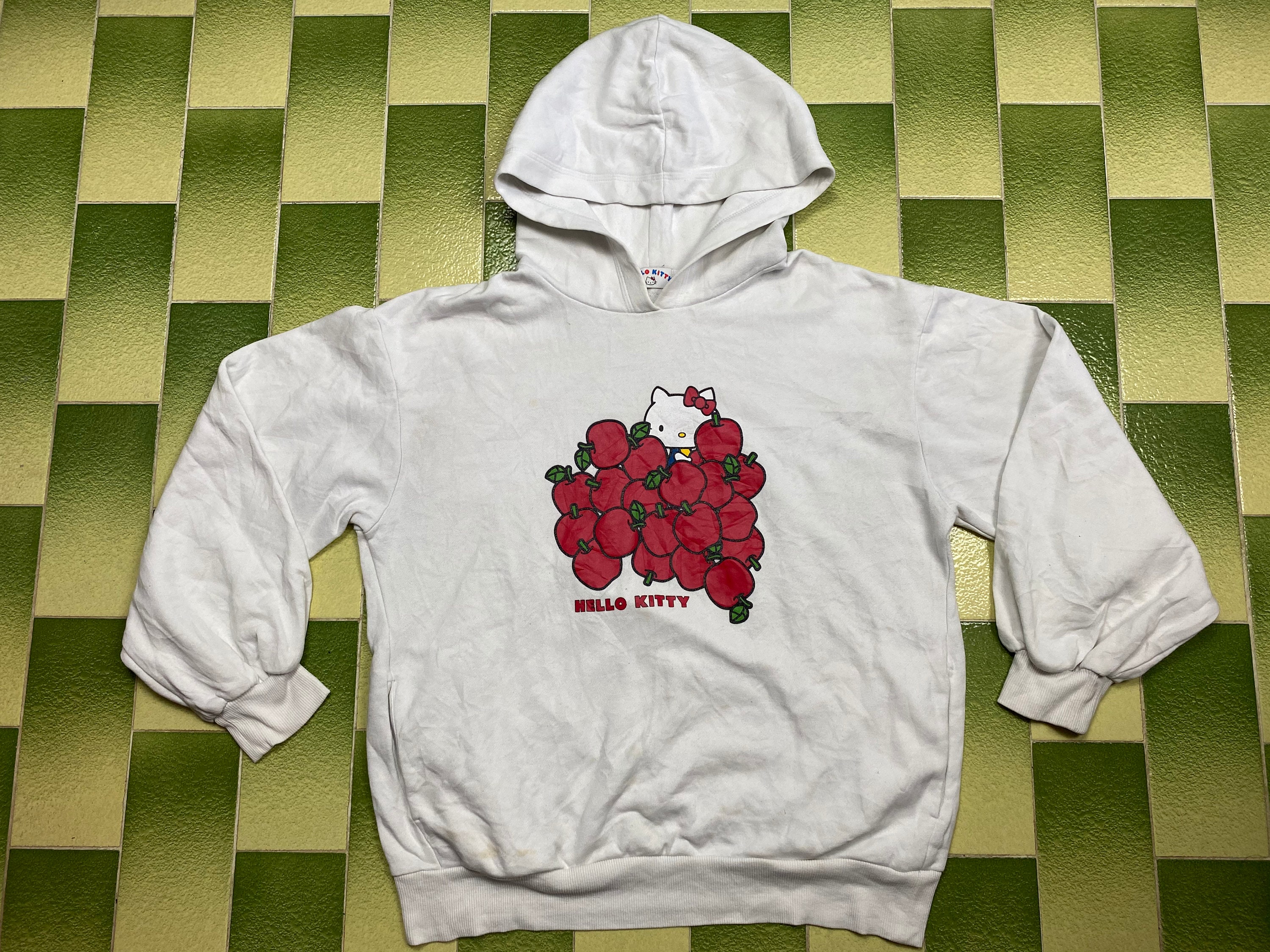 Lot of Two Hello Kitty Hoodie Sweatshirt Size M & Hello Kitty Etsy