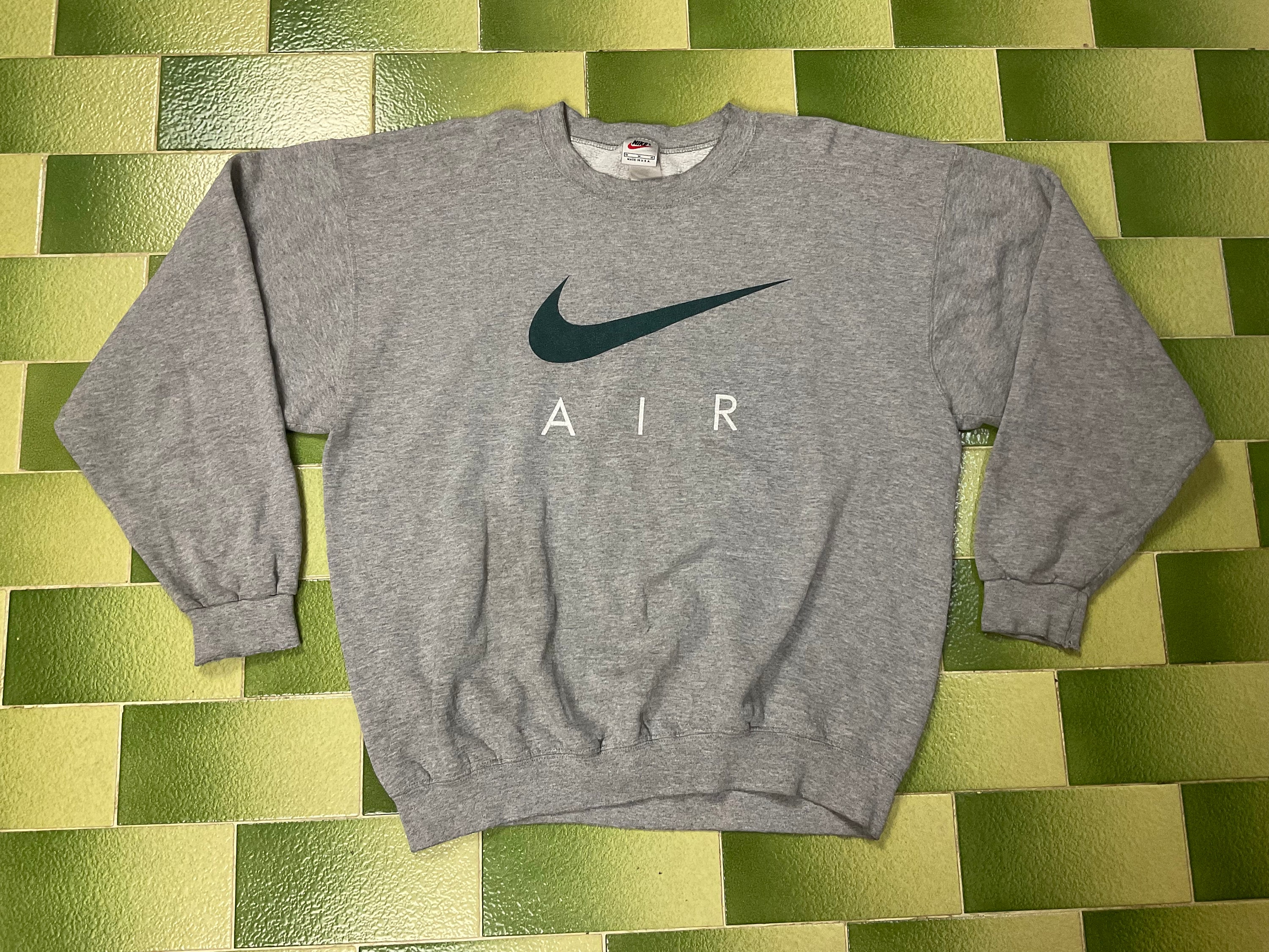 Vintage 90s NIKE Air Sweatshirt Nike Swoosh - Etsy