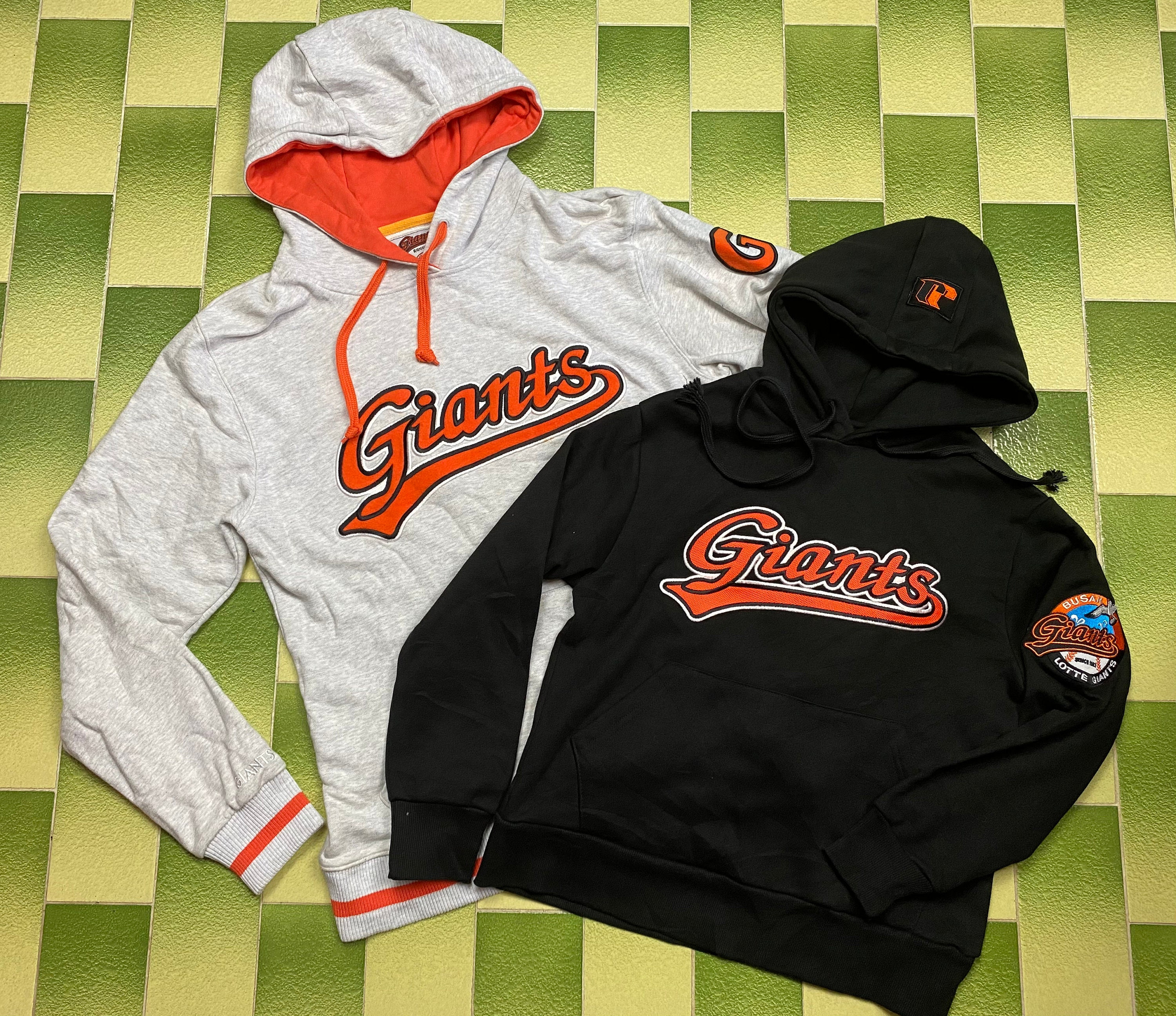 Vintage Rare Starter San Francisco Giants Double Hood Hoodie Sweatshirt XL