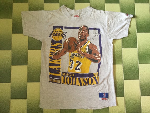 magic johnson t shirt jersey