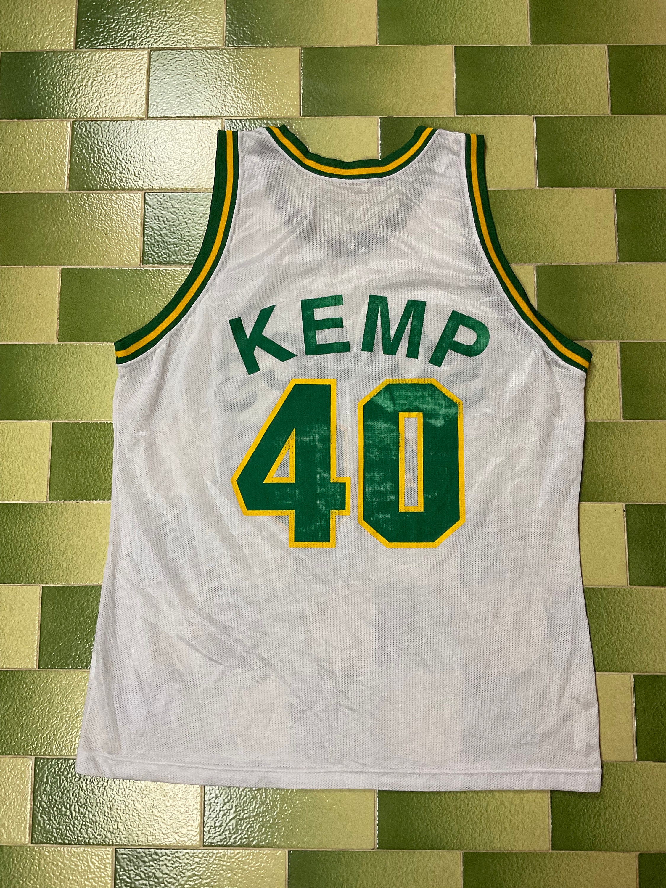 Vintage 90s NBA Shawn Kemp 40 Seattle Supersonics Jersey by -  Israel