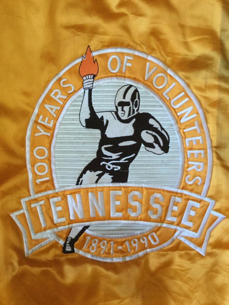 Vintage Tennessee VOLS 100 Years Volunteers football Satin Etsy