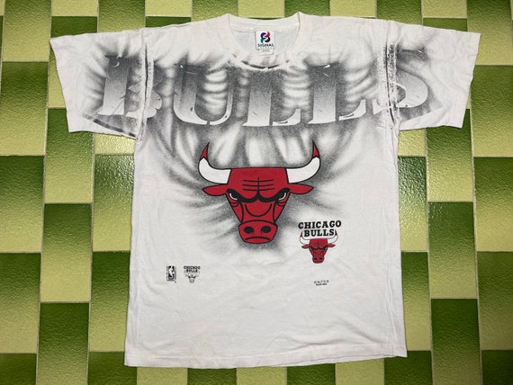 Vintage 90s NBA Chicago Bulls T-shirt USA Basketball Double