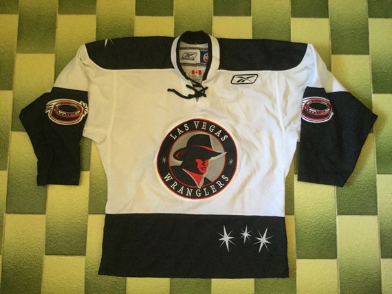 Las Vegas Wranglers Dice Logo XL Hockey Jersey.