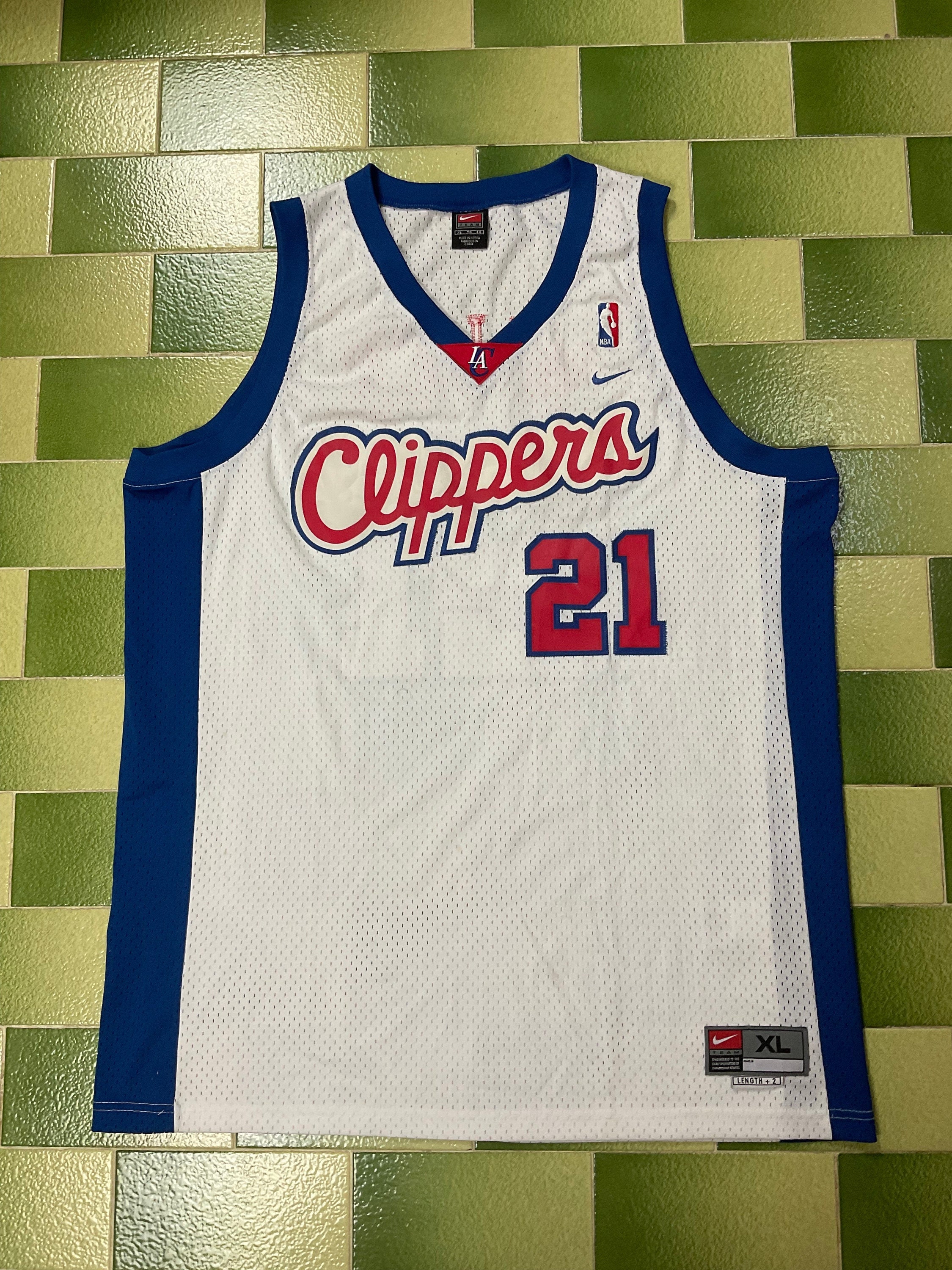 Vintage Nike NBA Los Angeles Clippers Darius Miles 21 Swingman
