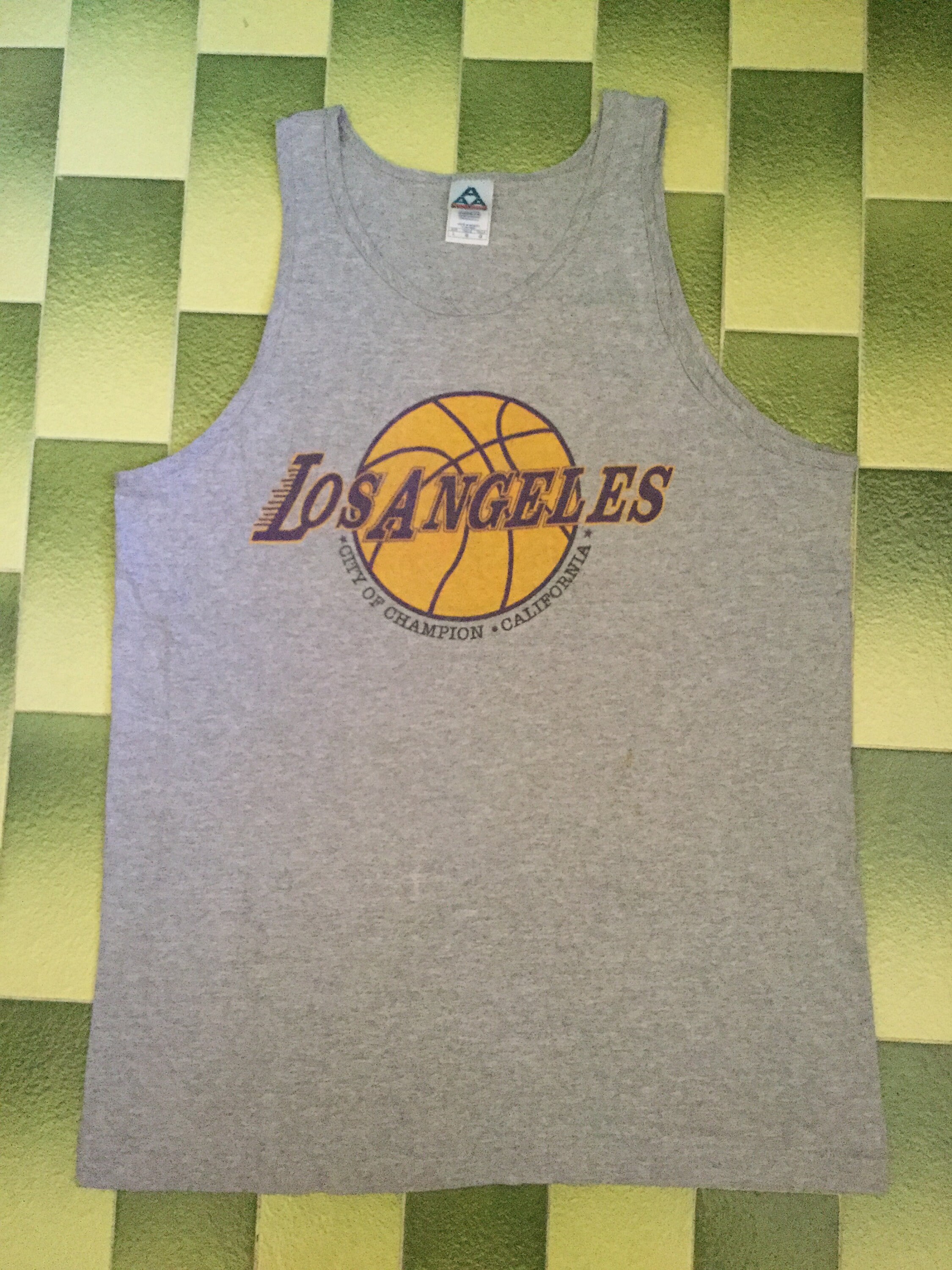 NBA Los Angeles Lakers Tank Top LA lakers Basketball Size L | Etsy