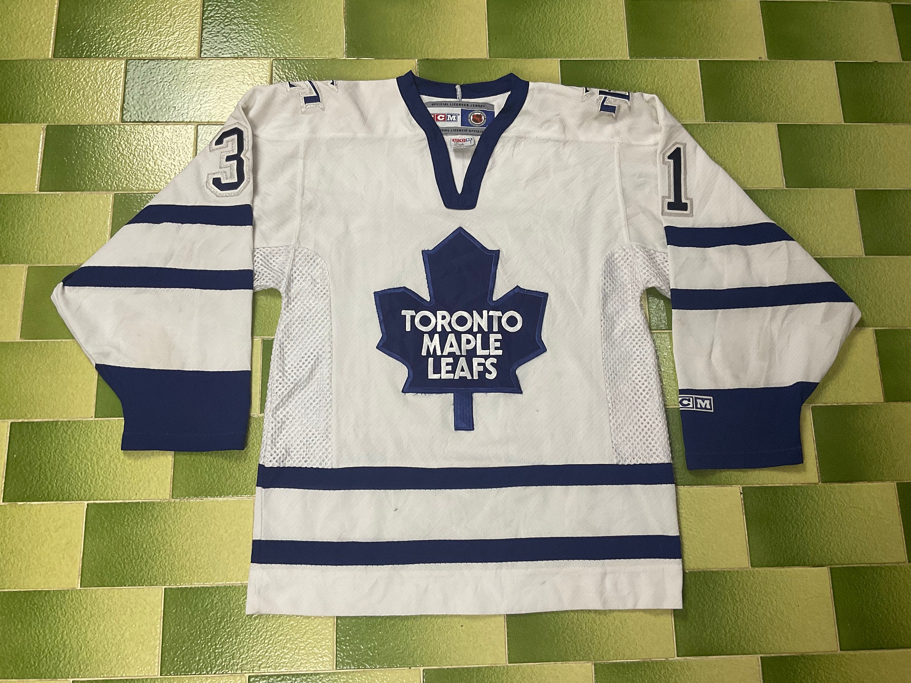 Third String Goalie: 1998-99 Toronto Maple Leafs Curtis Joseph Jersey