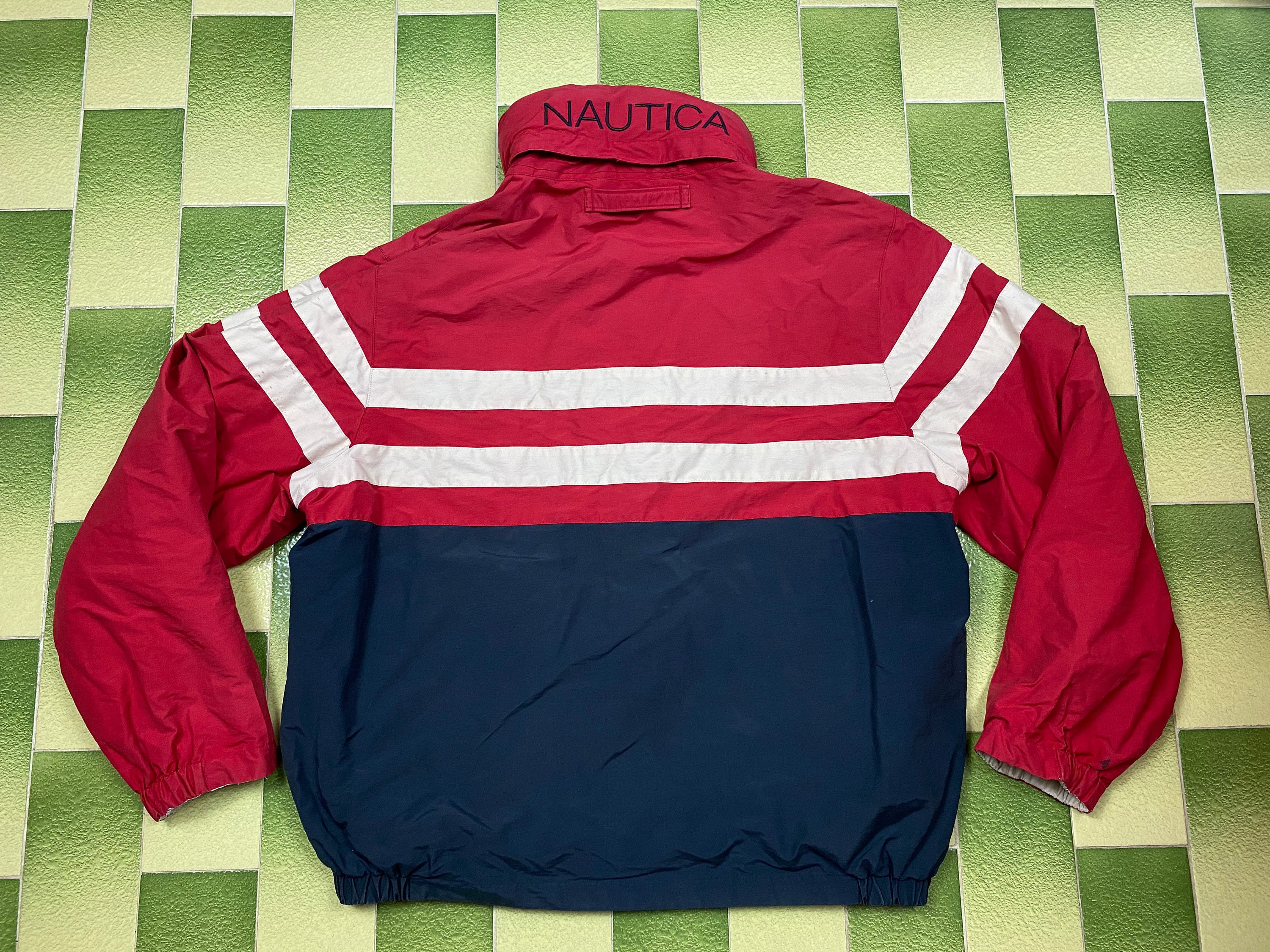 Nautica Reversible Jacket Packable Hood 