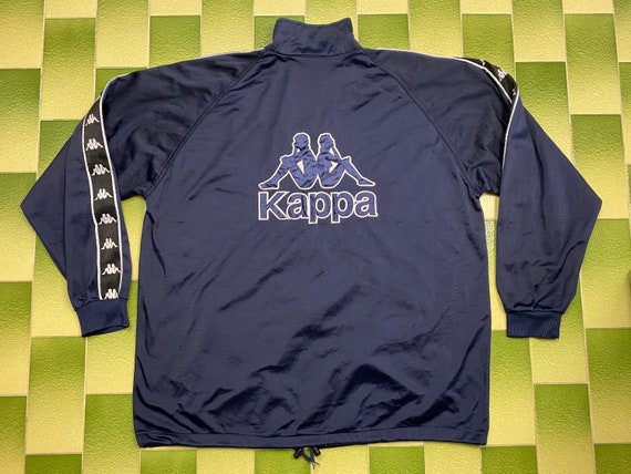 Vintage Kappa Tape Big Logo Full Zip Track Jacket… - image 4