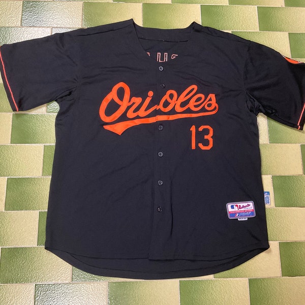 MLB Baltimore Orioles Manny Machado #13 Cool Base Baseball Jersey All Logo, Number & Letter Stitched Fits like a L-XL