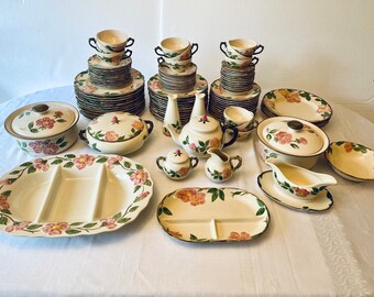 Floral Caring For Franciscan Dinnerware Vintage Set Of Franciscan