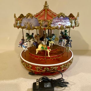 Mr. Christmas Triple Decker Musical Carousel – Vintage 2014