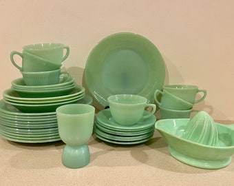 Fire King Jadeite Jane Ray Different pieces for Different Prices