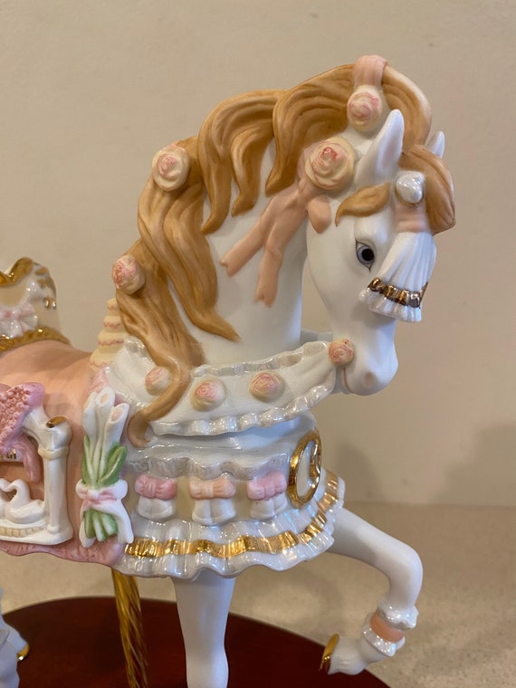 Lenox 2003 Wedding Carousel Horse 8.25