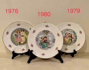 Royal Doulton Valentine's Day Collectible Plates 8.25" 1976, 1979, 1980 Price for One Plate