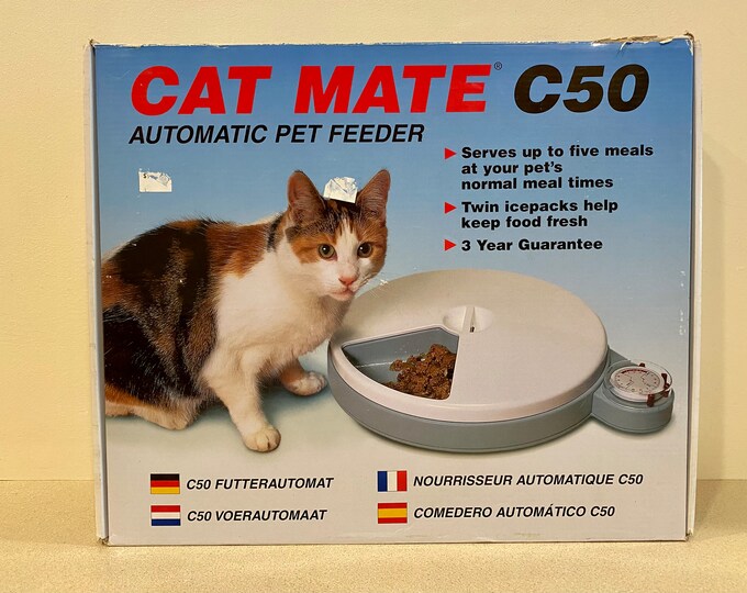 Cat Mate C50 Automatic Pet Feeder NEW Etsy