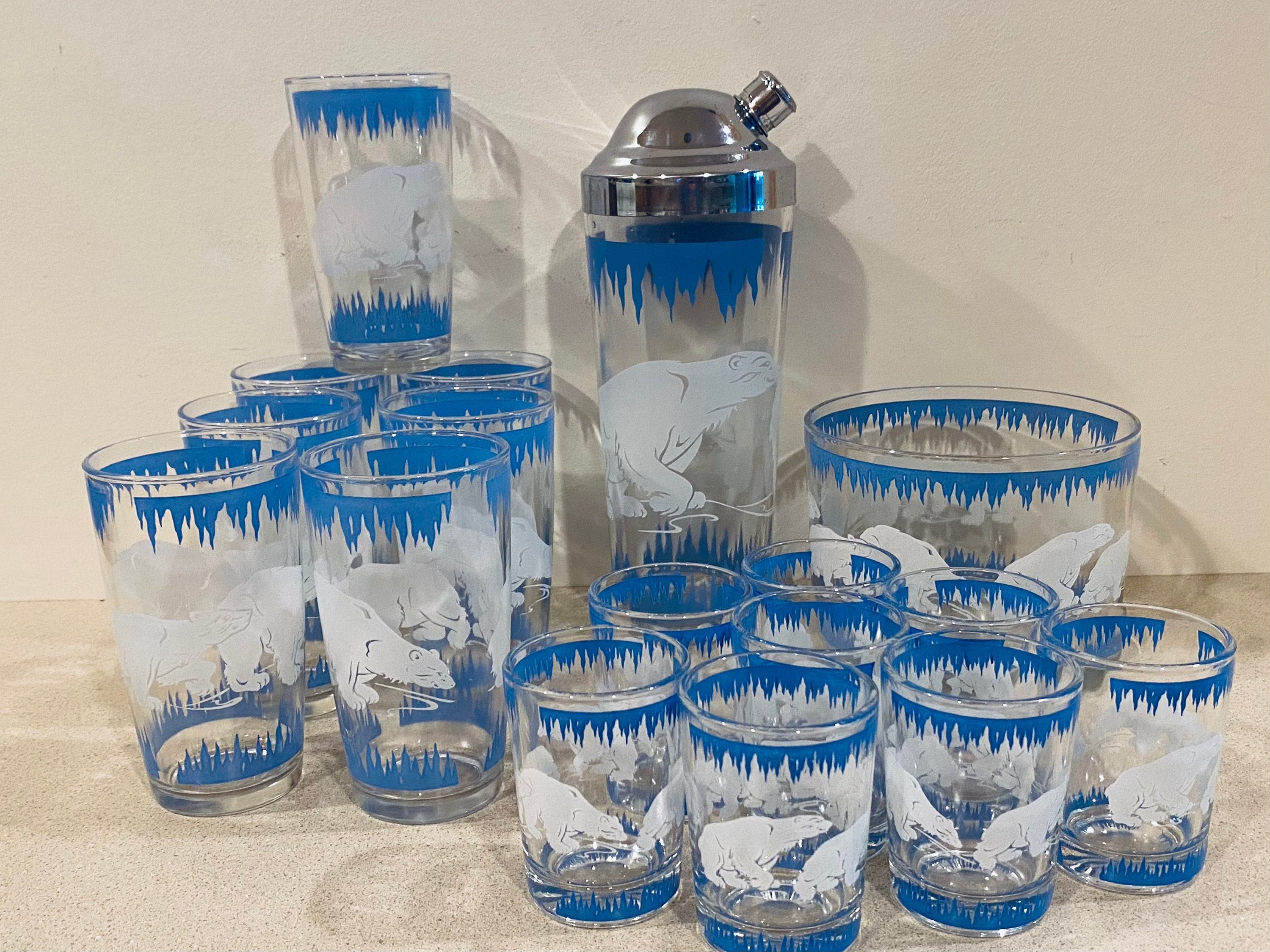 Polar Bear Cocktail Shaker - Etsy