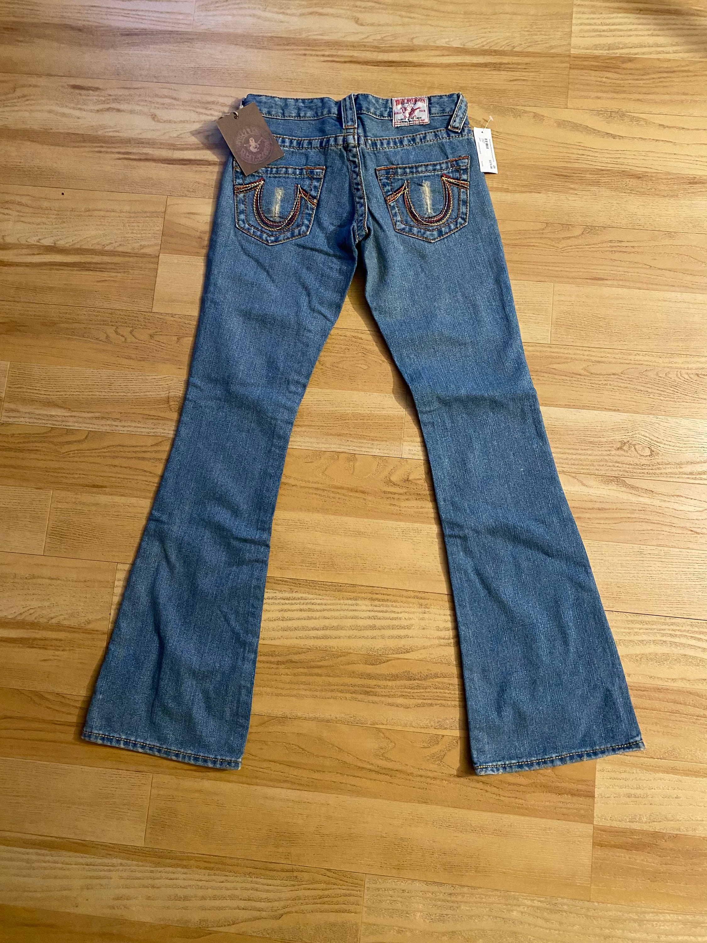 True Religion Bobby Big T Rainbow Cowgirl Vintage Jeans New True Religion Bobby Big T Rainbow Cowgirl Vintage Jeans New