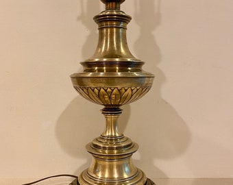 Vintage Brass Lamp 34"H 9"W No Shade