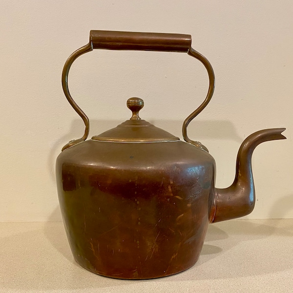 Antique Tea Kettle Etsy