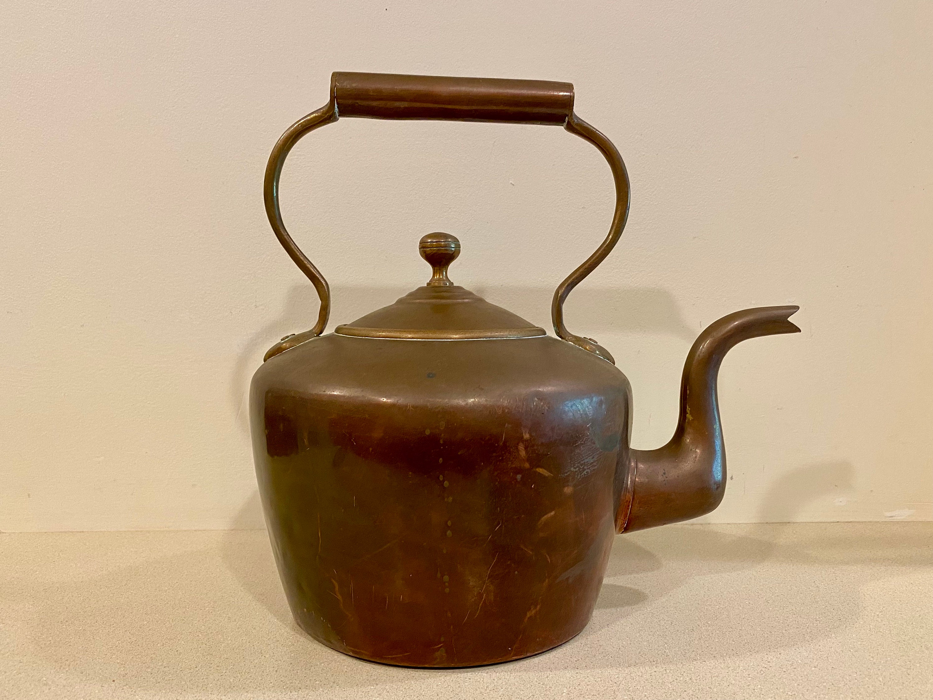 Copper Teapot Copper kettle handmade uncoated copper kettle thickened  copper kettle teapot-B