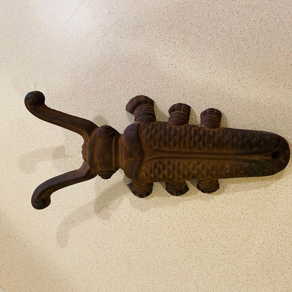 Antique Cast Iron Beetle Boot Jack