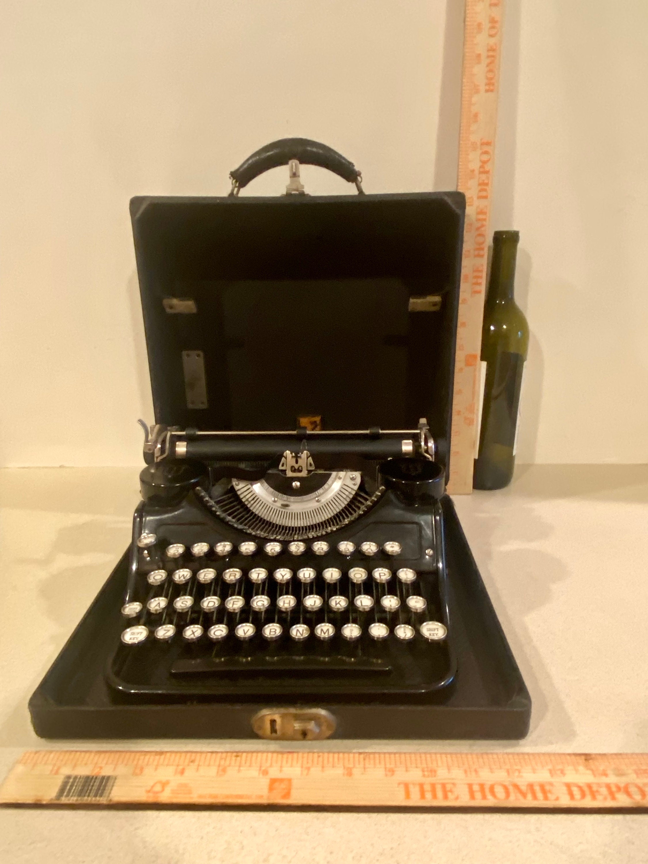 Antique Underwood Typewriter With Case - Etsy