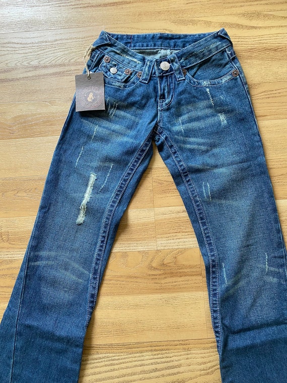 TRUE RELIGION　woodstock　USA製フレアデニムパンツ　27 True Religion Joey Woodstock Twisted Flare Women's Jeans New With