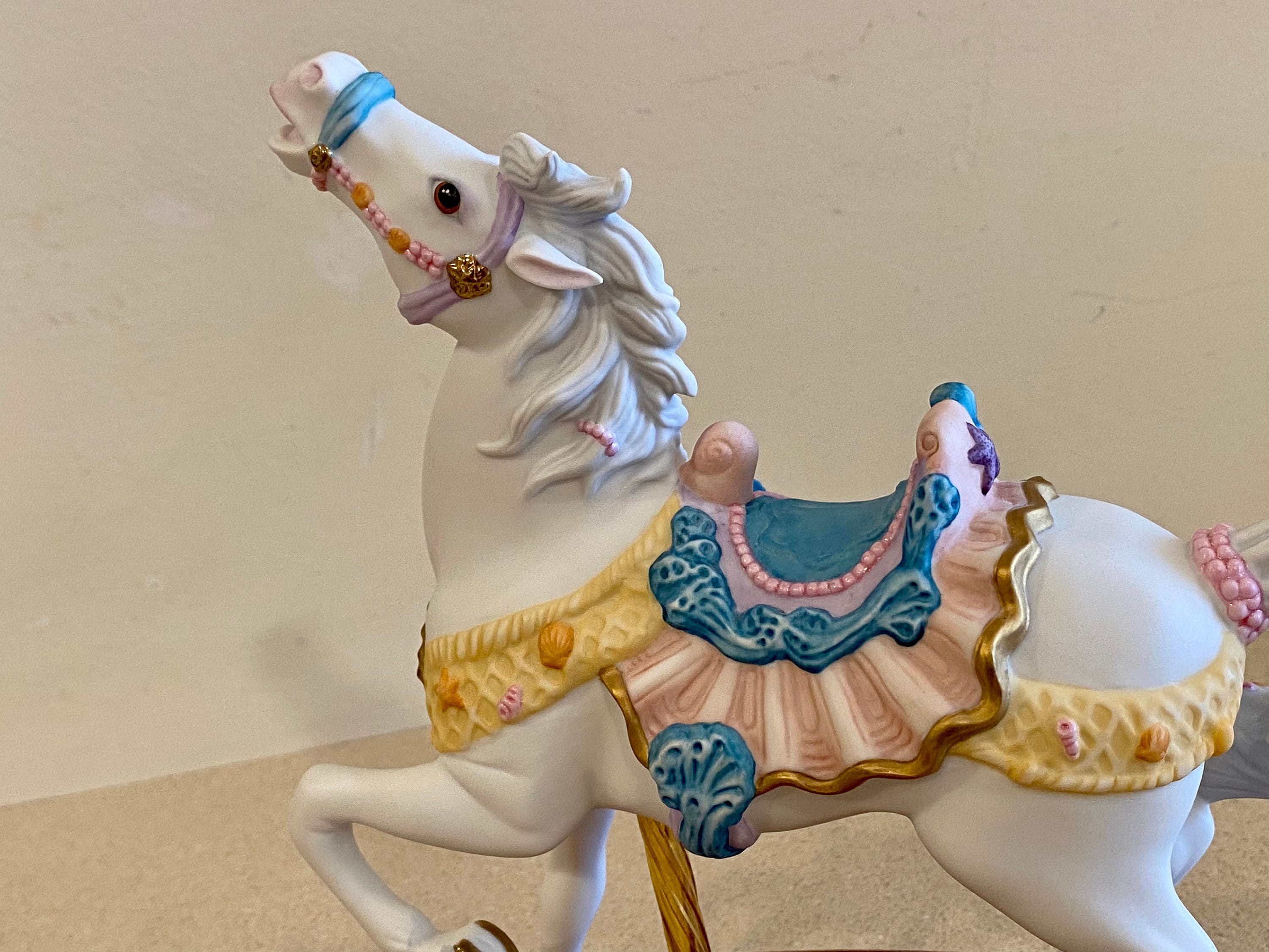 Lenox Carousel Horse 1993 Seaside 8.75