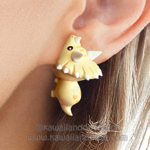 Cute dinosaur earrings outlet