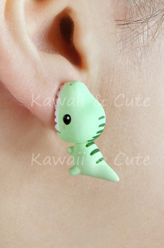 Cute on sale dinosaur earrings