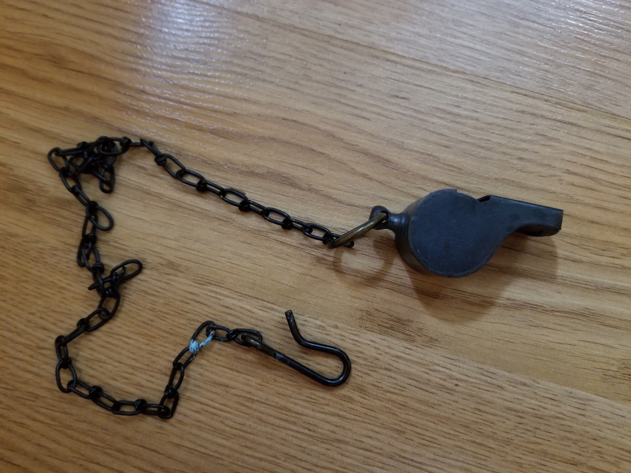 Vintage Whistle 40's 50's Metal Whistle con Cork Ball Etsy