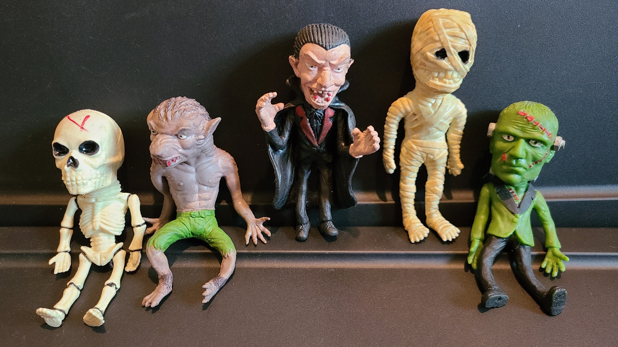 Vintage TOY MAJOR Stretchable Horror MONSTERS Skeleton