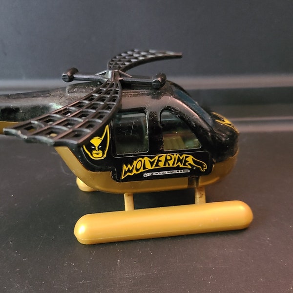 Vintage 1980 Buddy L Marvel Super Heroes Wolverine Helicopter