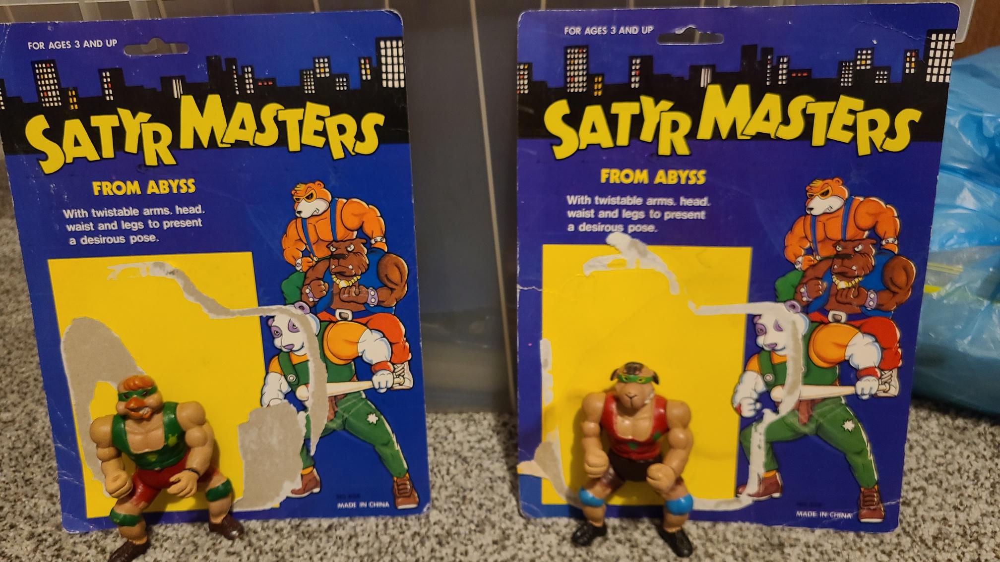Vintage 1990 Satyr Masters From Abyss - Action Figure TMNT