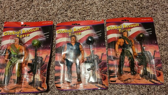 Vintage Rambo Global Assault Force 