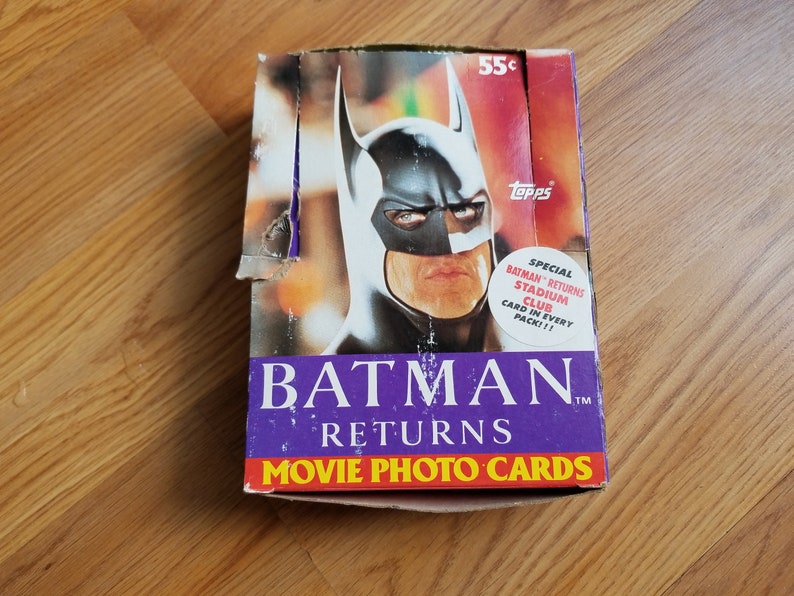 1991 Topps BATMAN Returns Unopened Packs Two