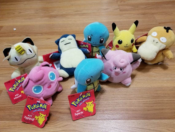 Pokemon Beanie Baby Plush w/ Original 