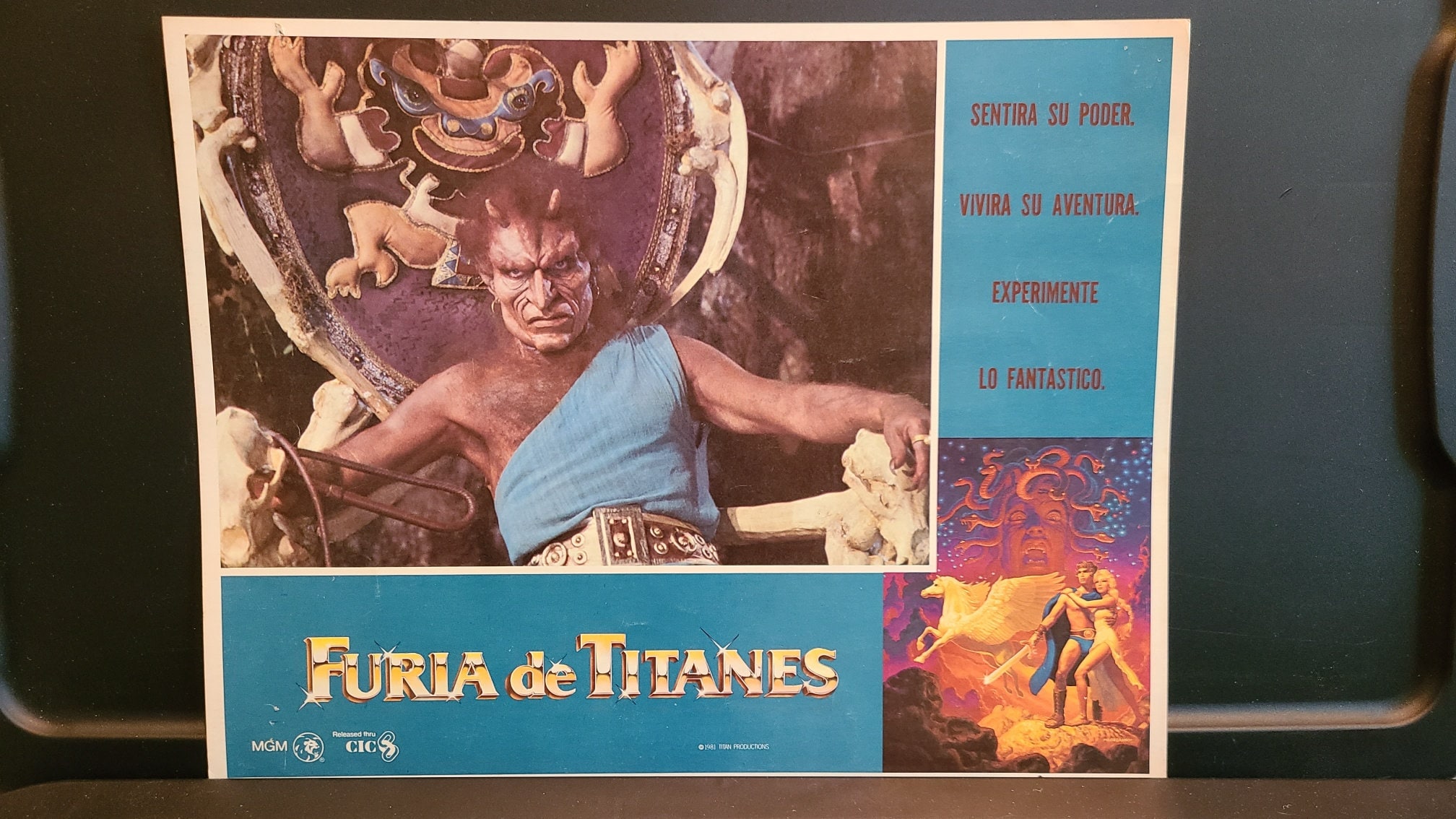 CLASH OF THE TITANS 11x17 Mini Movie Poster VF- 7.5 Harry Hamlin