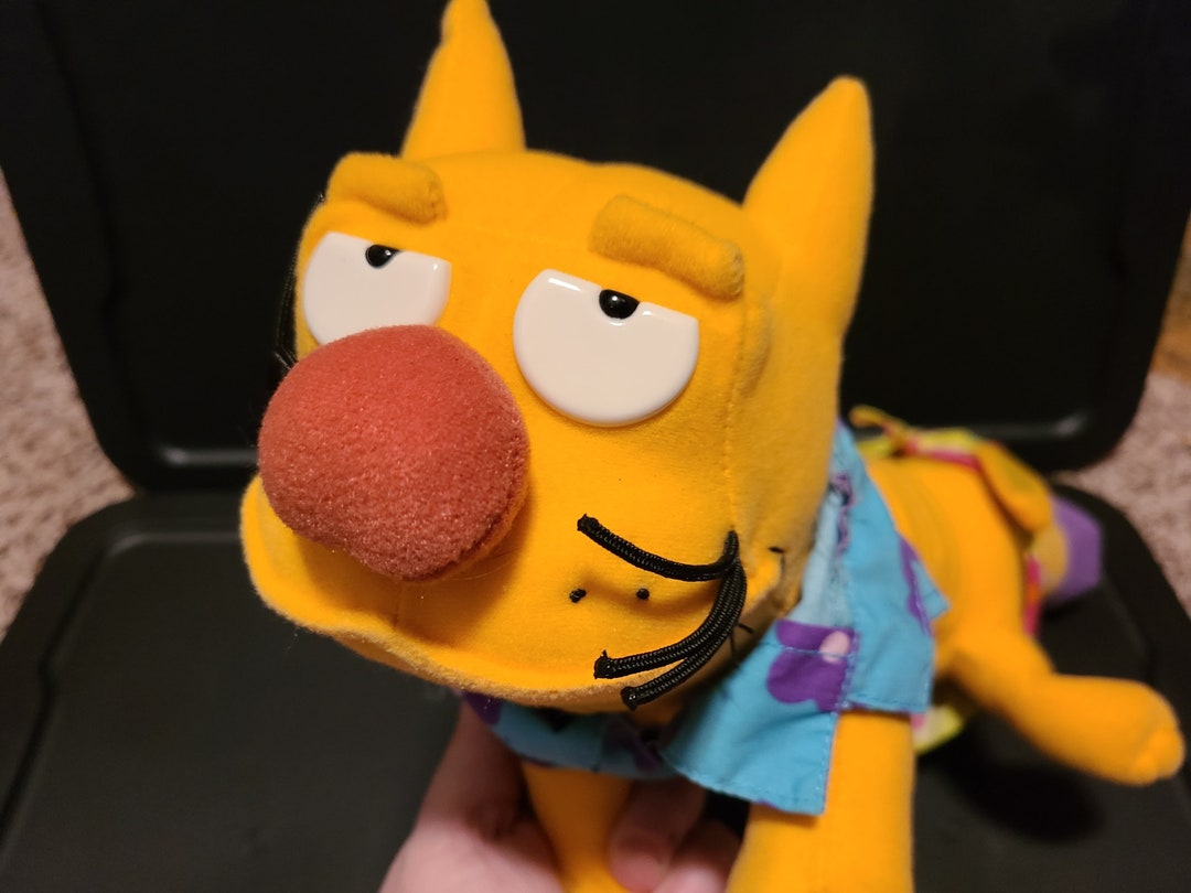 Vintage Catdog Yappity Yap Talking Plush Mattel Nickelodeon Etsy