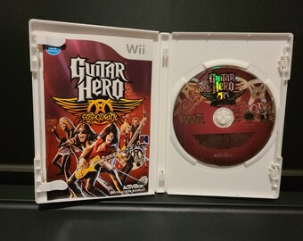 Vintage Guitar Hero Aerosmith - Nintendo Wii  - Game, Case and Manual