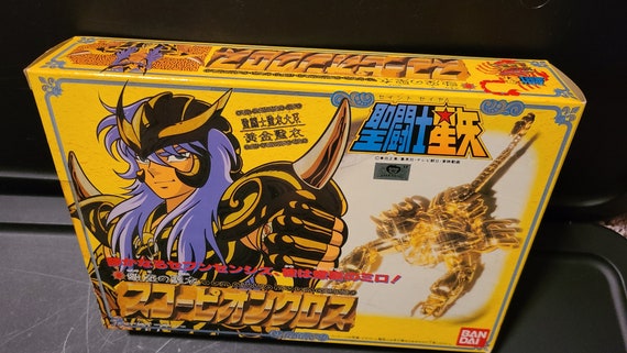 Vintage Bandai Saint Seiya Gold Scorpion Cloth 1987 Action Figure, Vintage  Retro Anime 