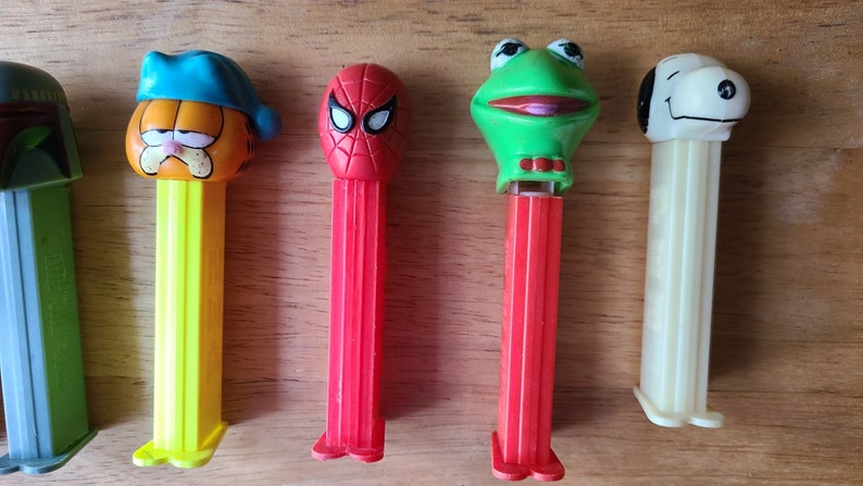 Vintage Original Pez Dispenser, Candy Dispenser, YOUR CHOICE Skeletor, Star Wars, Garfield, Snoopy, Made in Hungary, Slovenia image 3